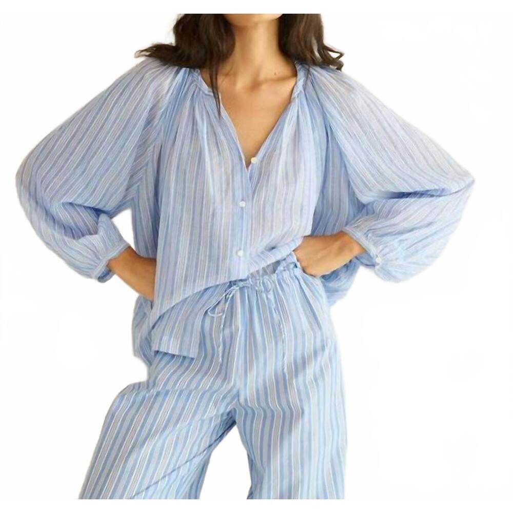 NEW DÔEN jonie top in salerno stripe